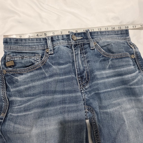 Bke Womens Aiden Jeans Size 32 X 32 Western Chunky Thread Blue Denim - Picture 6 of 9